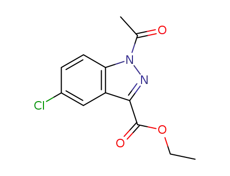 1-Acetyl-5-chloro-1H-indazole-3-carboxylic acid ethyl ester