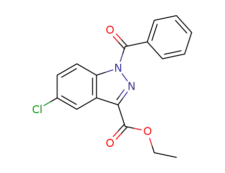 1-Benzoyl-5-chloro-1H-indazole-3-carboxylic acid ethyl ester