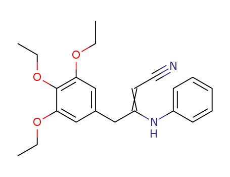 β-anilino-β-(3,4,5-triethoxybenzyl)acrylonitrile