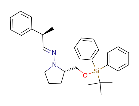 [(S)-2-(tert-Butyl-diphenyl-silanyloxymethyl)-pyrrolidin-1-yl]-[(R)-2-phenyl-prop-(E)-ylidene]-amine
