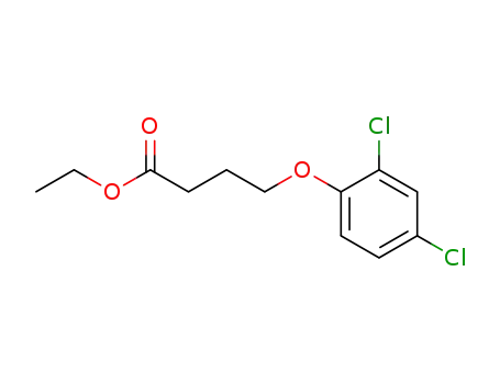 Molecular Structure of 42609-41-6 (Butanoic acid, 4-(2,4-dichlorophenoxy)-, ethyl ester)