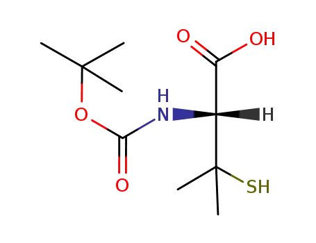 L-Valine,N-[(1,1-dimethylethoxy)carbonyl]-3-mercapto-