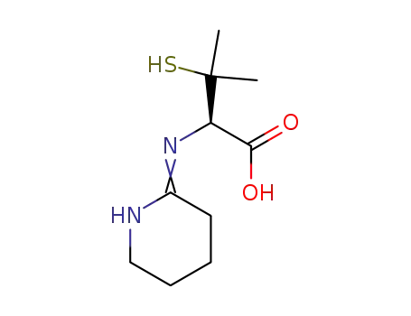 (R)-3-mercapto-3,3-dimethyl-2-(piperidine-2-ylideneamino)-propanoic acid