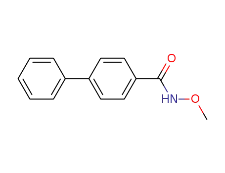 N-methoxy-3-((triisopropylsilyl)ethynyl)-[1,1'-biphenyl]-4-carboxamide