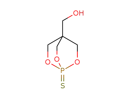 Molecular Structure of 768-87-6 ((1-sulfido-2,6,7-trioxa-1-phosphabicyclo[2.2.2]oct-4-yl)methanolato(2-))