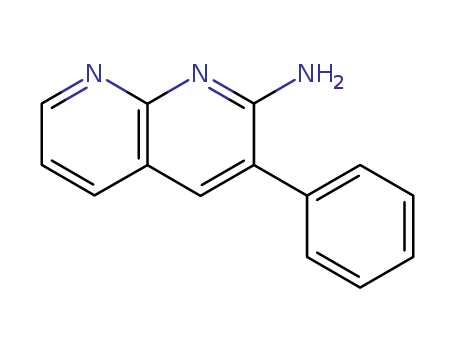 1,8-Naphthyridin-2-amine, 3-phenyl-