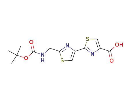 2'-(tert-Butoxycarbonylamino-methyl)-[2,4']bithiazolyl-4-carboxylic acid