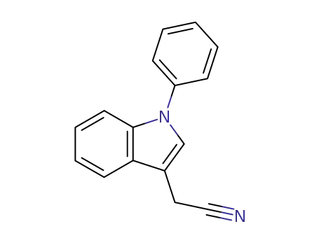 2-(1-phenyl-1H-indol-3-yl)acetonitrile