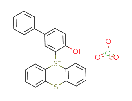 5-(4-Hydroxy-biphenyl-3-yl)-thianthren-5-ium; perchlorate
