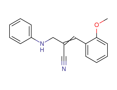 (E)-3-(2-Methoxy-phenyl)-2-phenylaminomethyl-acrylonitrile