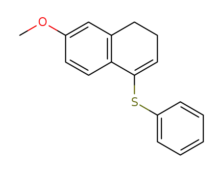 7-Methoxy-4-phenylsulfanyl-1,2-dihydro-naphthalene