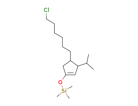 [4-(6-chloro-hexyl)-3-isopropyl-cyclopent-1-enyloxy]-trimethyl-silane