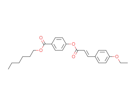 4-[(E)-3-(4-Ethoxy-phenyl)-acryloyloxy]-benzoic acid hexyl ester