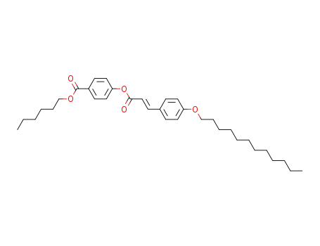 4-[(E)-3-(4-Dodecyloxy-phenyl)-acryloyloxy]-benzoic acid hexyl ester