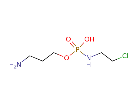 (2-chloro-ethyl)-phosphoramidic acid mono-(3-amino-propyl) ester