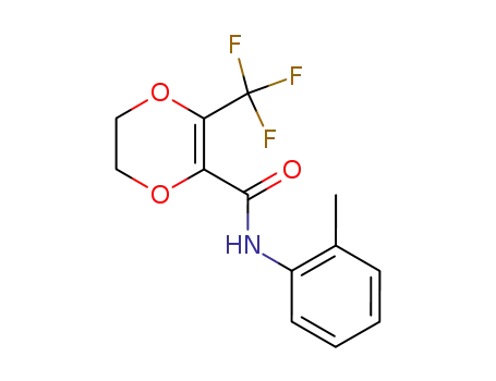 5,6-dihydro-N-(2-methyl)phenyl-2-trifluoromethyl-1,4-dioxin-3-carboxamide