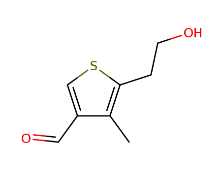 5-(2-hydroxyethyl)-4-methylthiophene-3-carbaldehyde