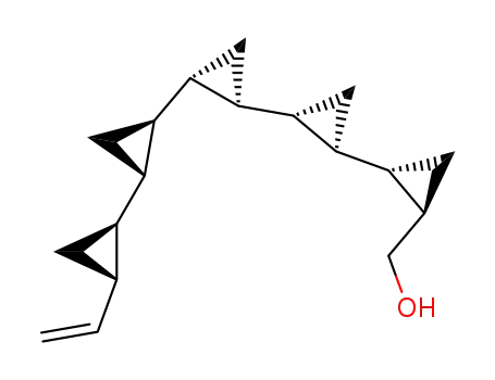 ((1S,2R,1'R,2'R,1''R,2''R,1'''R,2'''R,1''''R,2''''S)-2''''-Vinyl-[1,2';1',1'';2'',1''';2''',1'''']quinquecyclopropan-2-yl)-methanol
