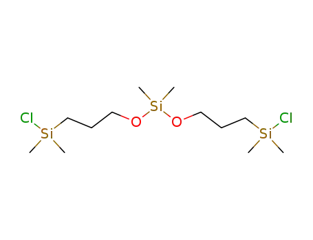 1-(chloro-dimethyl-silanyl)-3-{[3-(chloro-dimethyl-silanyl)-propoxy]-dimethyl-silanyloxy}-propane