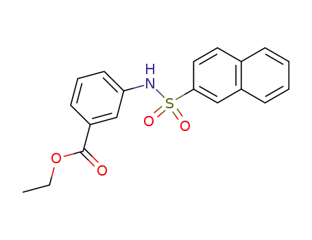 ethyl N-(2-naphthalenesulfonyl)-3-aminobenzoate