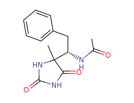 (S)-5-(1-acetamido-2-phenyl)ethyl-5-methylimidazolidine-2,4-dione