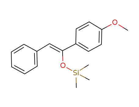 ((1-(4-methoxyphenyl)-2-phenylvinyl)oxy)trimethylsilane