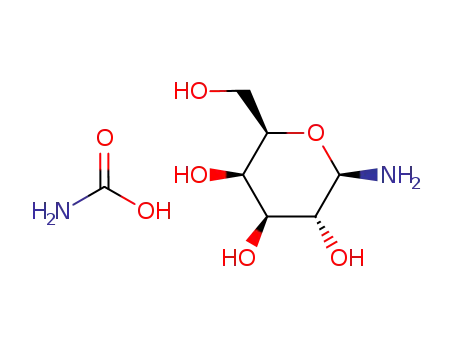 (2R,3R,4S,5R,6R)-2-Amino-6-hydroxymethyl-tetrahydro-pyran-3,4,5-triol; compound with carbamic acid