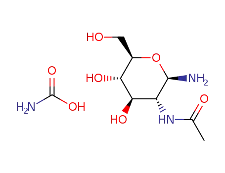 2-acetamido-2-deoxy-β-D-glucopyranosylammonium carbamate