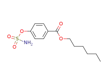 hexyl 4-[(aminosulphonyl)oxy]benzoate