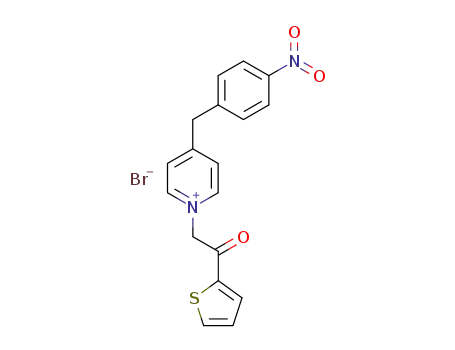4-(4-nitro-benzyl)-1-(2-oxo-2-thiophen-2-yl-ethyl)-pyridinium; bromide