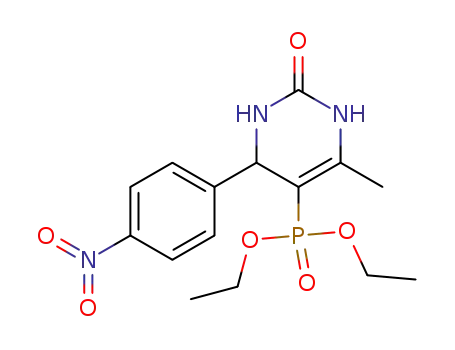5-(O,O-diethylphosphoryl)-6-methyl-4-(4-nitrophenyl)-3,4-dihydropyrimidin-2(1H)-one