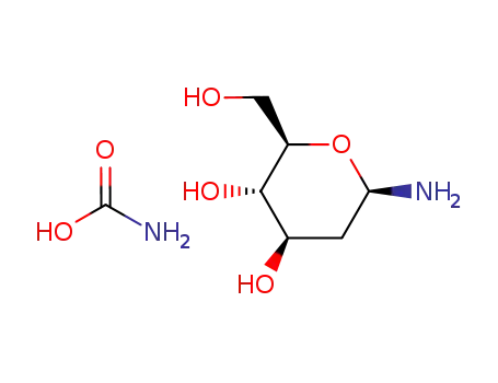 2-deoxy-β-D-arabino-hexopyranosylammonium carbamate