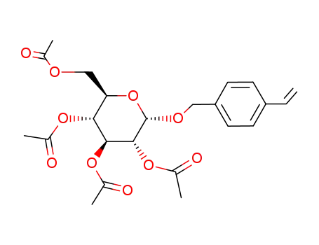 4-vinylbenzyl 2,3,4,6-tetra-O-acetyl-β-D-glucopyranoside