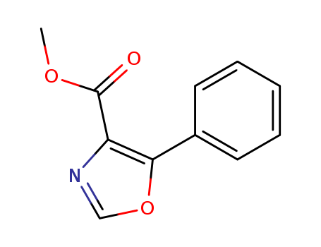 4-Oxazolecarboxylic acid, 5-phenyl-, methyl ester