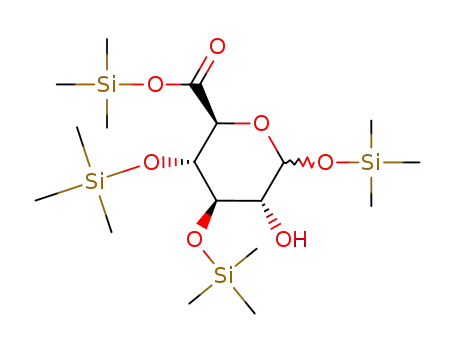 tetrakis-O-trimethylsilanyl-ξ-D-glucopyranuronic acid
