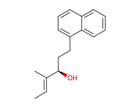 (E)-(R)-4-Methyl-1-naphthalen-1-yl-hex-4-en-3-ol