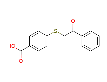4-((2-oxo-2-phenylethyl)thio)benzoic acid