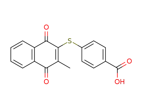 2-(4-carboxyphenylthio)-3-methyl-1,4-naphthoquinone