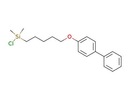 4-biphenyloxypentyldimethylchlorosilane