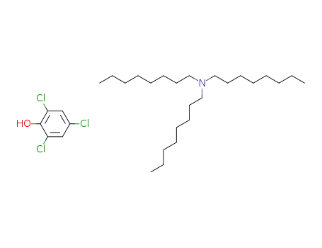 trioctyl-amine; compound with 2,4,6-trichloro-phenol