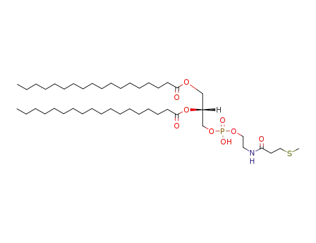 Octadecanoic acid (R)-2-{hydroxy-[2-(3-methylsulfanyl-propionylamino)-ethoxy]-phosphoryloxy}-1-octadecanoyloxymethyl-ethyl ester