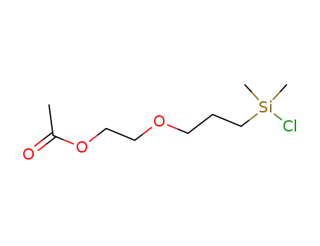 3-(dimethylchlorosilyl)propyloxyethyl acetate