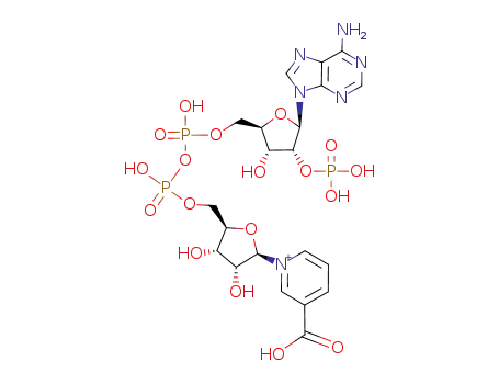 1-[(2R,3R,4S,5R)-5-[[[[(2R,3R,4R,5R)-5-(6-aminopurin-9-yl)-3-hydroxy-4-phosphonooxyoxolan-2-yl]methoxyhydroxyphosphoryl]oxyhydroxyphosphoryl]oxymethyl]-3,4-dihydroxyoxolan-2-yl]pyridin-1-ium-3-carboxylic acid