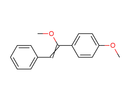 Molecular Structure of 874394-52-2 (Benzene, 1-methoxy-4-(1-methoxy-2-phenylethenyl)-)