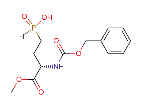 (S)-2-benzyloxycarbonylamino-4-hydroxyphosphinoyl-butyric acid methyl ester