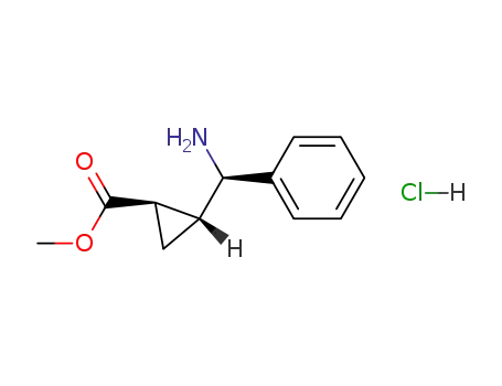 (1R,2R)-2-((R)-Amino-phenyl-methyl)-cyclopropanecarboxylic acid methyl ester; hydrochloride