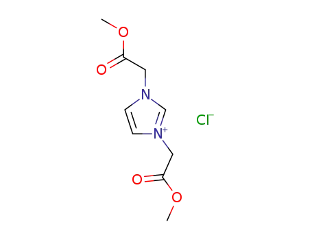 1,3-bis(2-methoxy-2-oxoethyl)-1H-imidazole-3-ium chloride