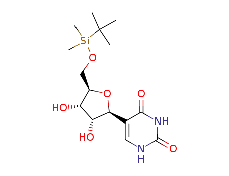 5-[5-(tert-butyl-dimethyl-silanyloxymethyl)-3,4-dihydroxy-tetrahydro-furan-2-yl]-1H-pyrimidine-2,4-dione