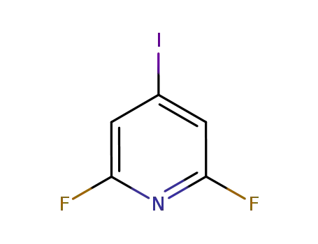 Molecular Structure of 685517-71-9 (PYRIDINE, 2,6-DIFLUORO-4-IODO-)