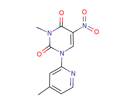 3-methyl-1-(4'-methylpyridin-2-yl)-5-nitrouracil